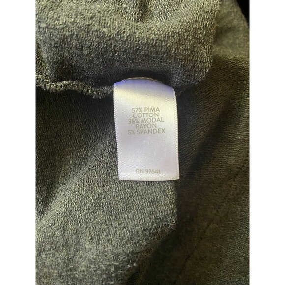 PureJill J Jill Gray Sweatpants Size Large Soft Pima Cotton Modal Pull On Pocket - Picture 8 of 8